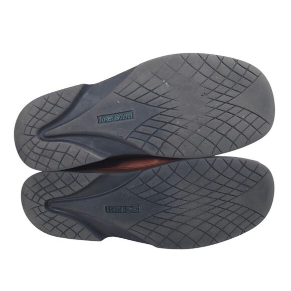 JOSEF SEIBEL Mens Fisherman Loafer Size 10US 43 EU Brown‎ Leather Slip On Shoes - Picture 7 of 14